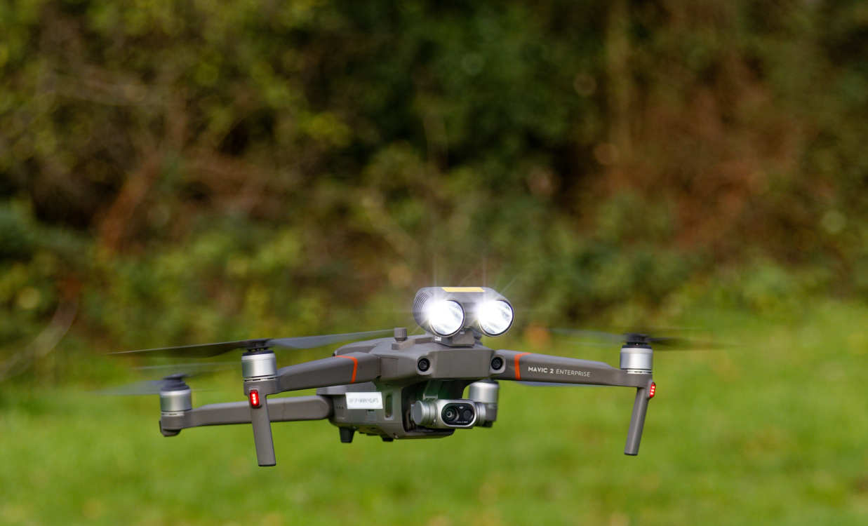 AERIAL SEARCH WITH THERMAL IMAGING DRONES