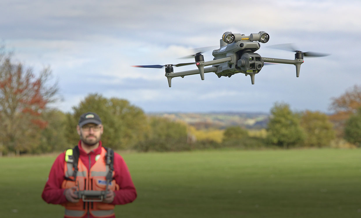 DJI Matrice 4T thermal imaging drone