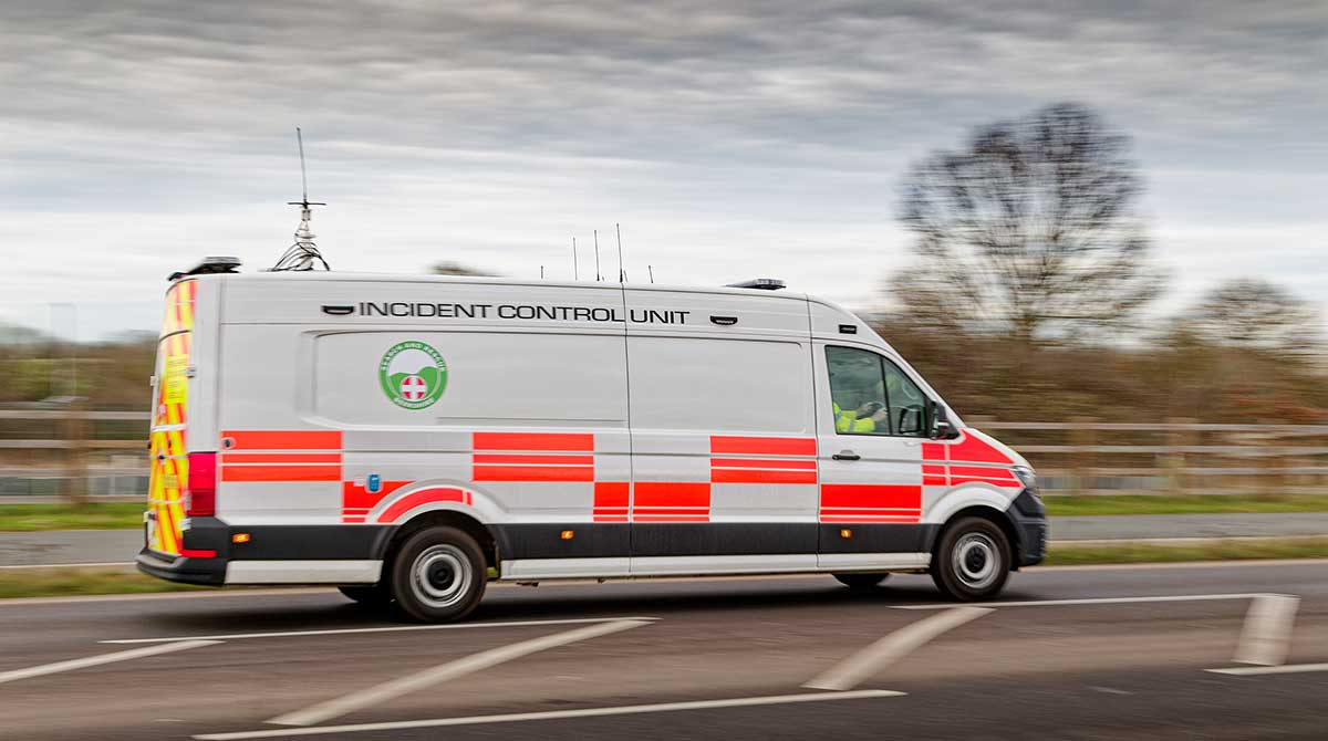 Our Incident Control Unit provides our mobile base of operations