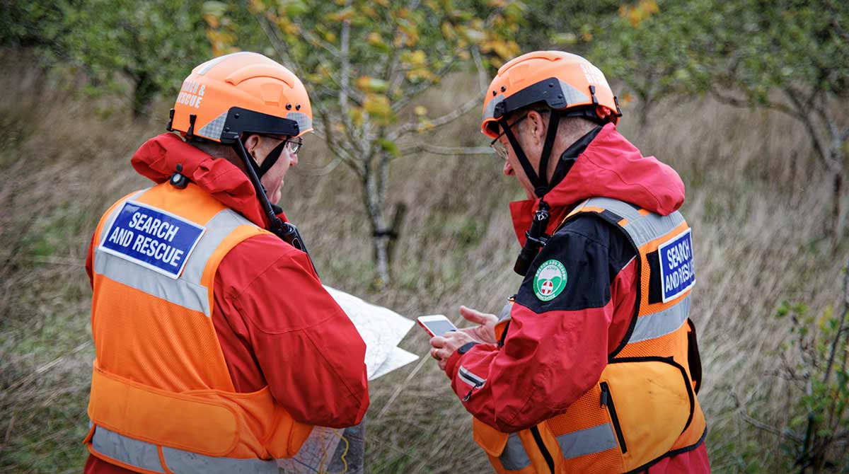 Professionally trained in map reading and navigation